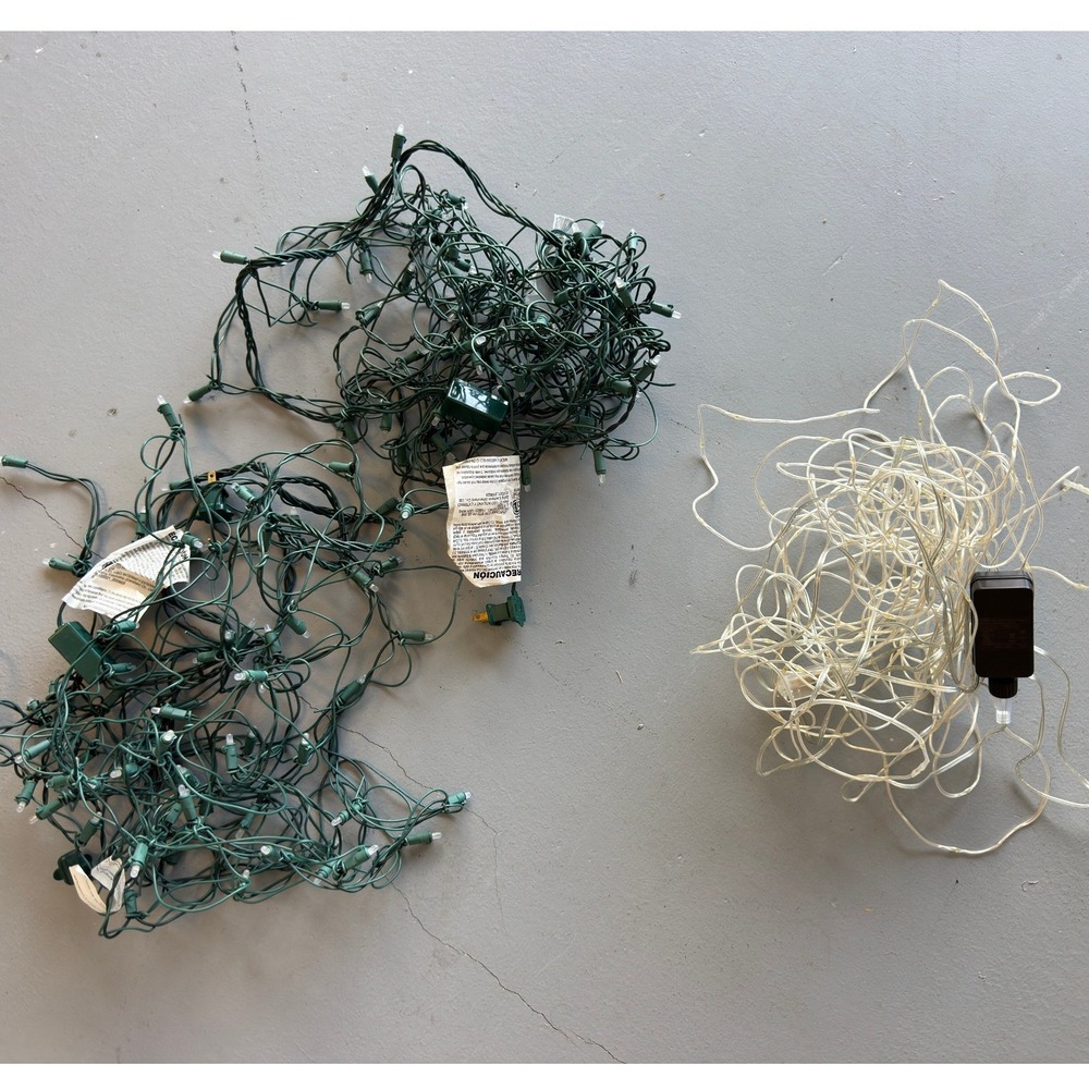 Holiday String Lights Lot LED Color Changing Fairy Lights and Warm White Mini